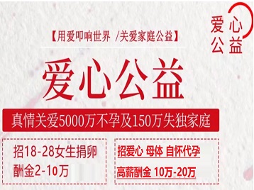 民和捐卵助孕生子 爱心志愿者招募